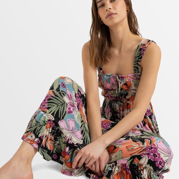 Floral Tripocal Roxy ankle length Dress - Picture 2 of 9